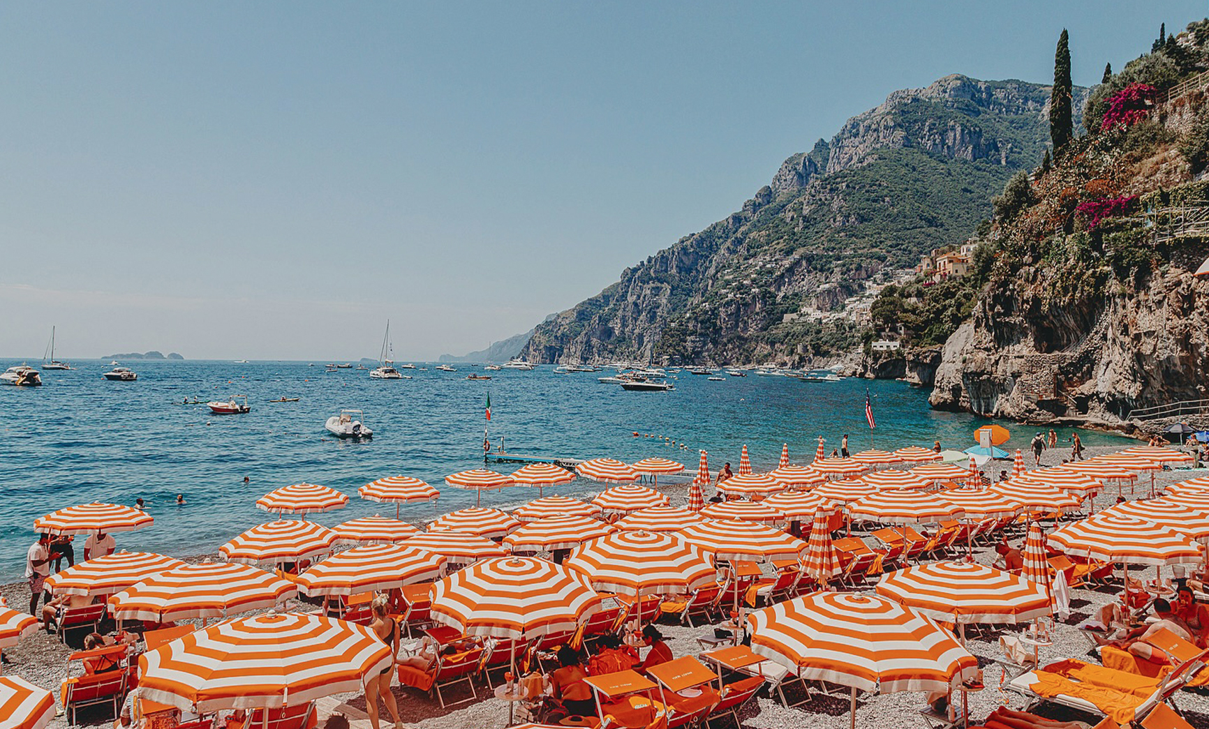 Arienzo Beach Club in Positano